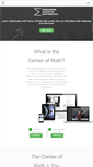 Mobile Screenshot of centerofmath.org